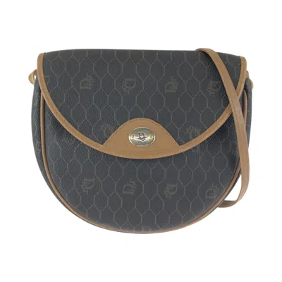 Pre-owned Dior Christian  Beige Brown Pvc Pochette Shoulder Bag () In Multi