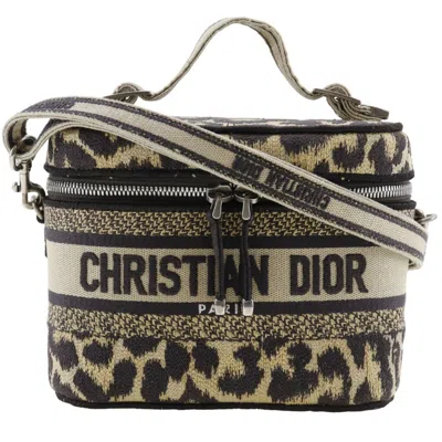 Pre-owned Dior Christian  Beige Canvas Handbag Vanity Bag ()