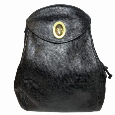 Pre-owned Dior Christian  Black Backpack ()