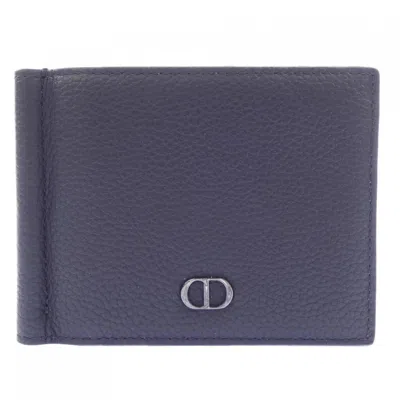 Pre-owned Dior Christian  Black Bill Wallet (bi-fold) ()