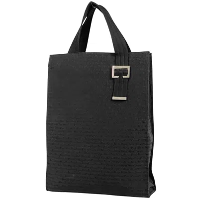 Pre-owned Dior Christian  Black Canvas Handbag Tote Bag ()