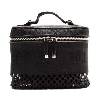Pre-owned Dior Christian  Black Canvas Handbag Vanity Bag ()