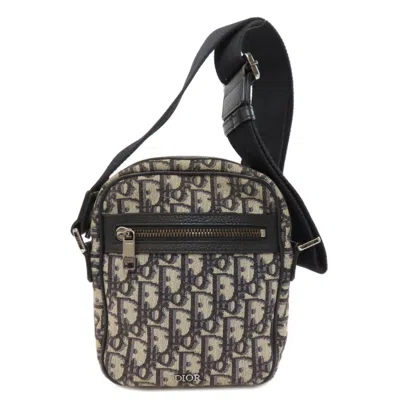 Pre-owned Dior Christian  Black Canvas Shoulder Bag ()