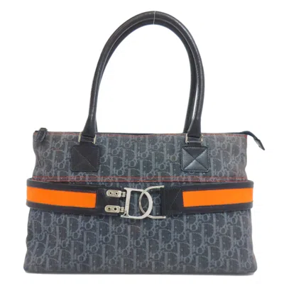 Pre-owned Dior Christian  Black Canvas Tote Bag ()
