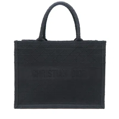 Pre-owned Dior Christian  Black Canvas Tote Bag ()