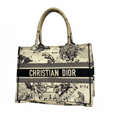 Pre-owned Dior Christian  Black Canvas Tote Bag ()