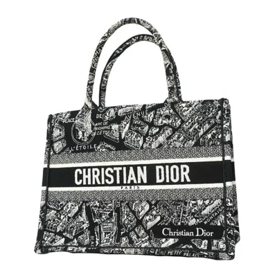 Pre-owned Dior Christian  Black Canvas Tote Bag ()