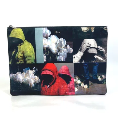 Pre-owned Dior Christian  Black Cloth Clutch Bag ()