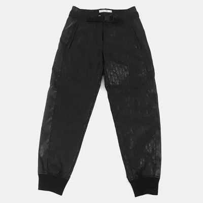 Pre-owned Dior Christian  Black Cotton/polyester Pants Size S