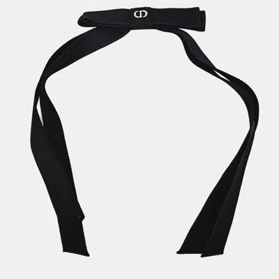 Pre-owned Dior Christian  Black Hair Clip