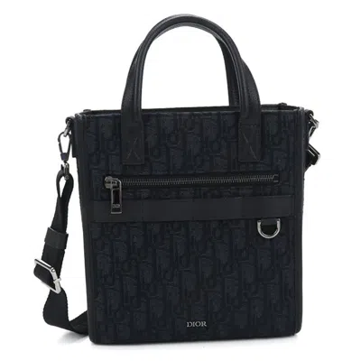 Pre-owned Dior Christian  Black Jacquard Tote Bag ()