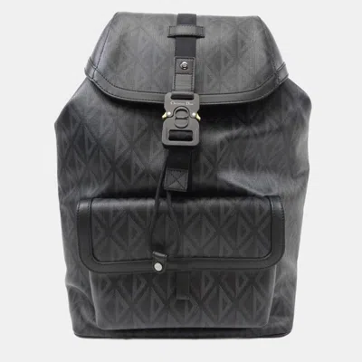 Pre-owned Dior Christian  Black Leather Backpack