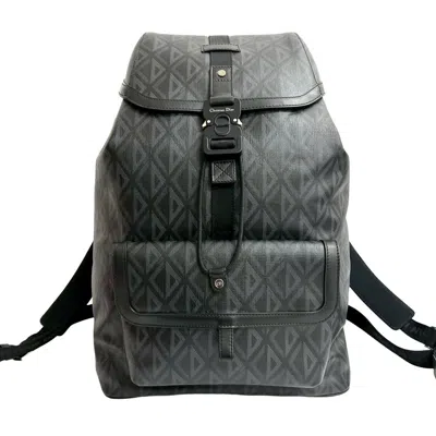 Pre-owned Dior Christian  Black Leather Backpack ()