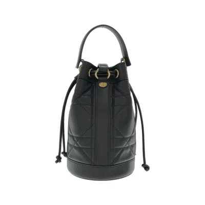 Pre-owned Dior Christian  Black Leather Backpack ()