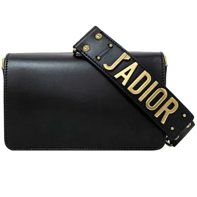 Pre-owned Dior Christian  Black Leather Clutch Bag Handbag ()