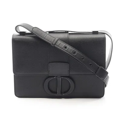 Pre-owned Dior Christian  Black Leather Handbag Shoulder Bag ()
