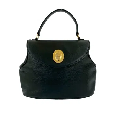 Pre-owned Dior Christian  Black Leather Handbag Tote Bag ()