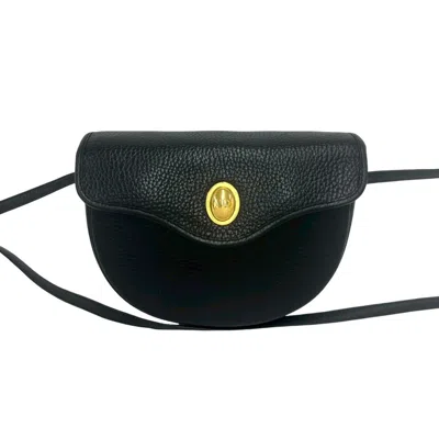 Pre-owned Dior Christian  Black Leather Pochette Shoulder Bag ()