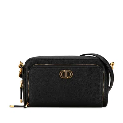 Pre-owned Dior Christian  Black Leather Shoulder Bag ()