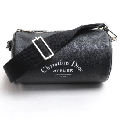 Pre-owned Dior Christian  Black Leather Shoulder Bag ()