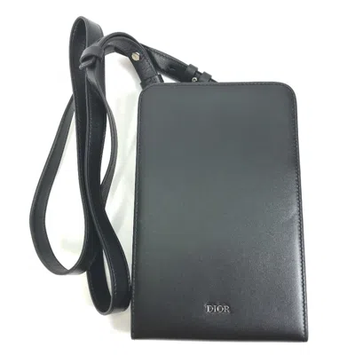 Pre-owned Dior Christian  Black Leather Shoulder Bag ()