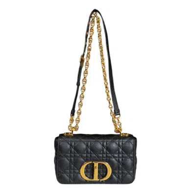 Pre-owned Dior Christian  Black Leather Shoulder Bag ()