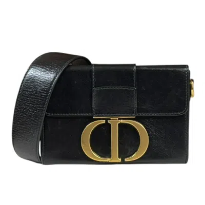 Pre-owned Dior Christian  Black Leather Shoulder Bag ()