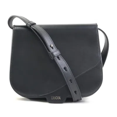 Pre-owned Dior Christian  Black Leather Shoulder Bag ()