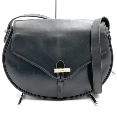 Pre-owned Dior Christian  Black Leather Shoulder Bag ()
