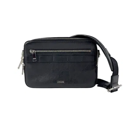 Pre-owned Dior Christian  Black Leather Shoulder Bag ()
