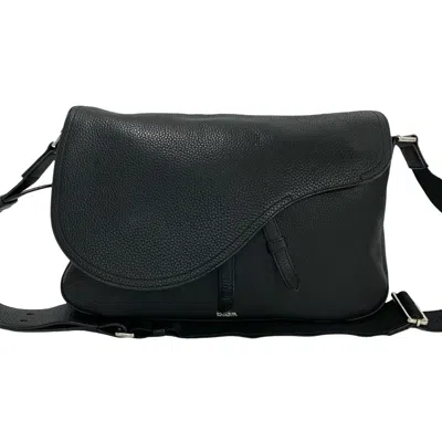 Pre-owned Dior Christian  Black Leather Shoulder Bag ()