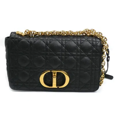 Pre-owned Dior Christian  Black Leather Shoulder Bag ()