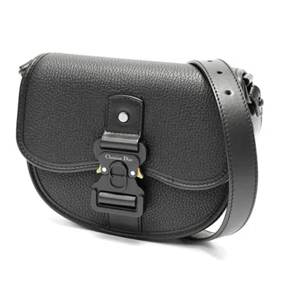 Pre-owned Dior Christian  Black Leather Shoulder Bag ()