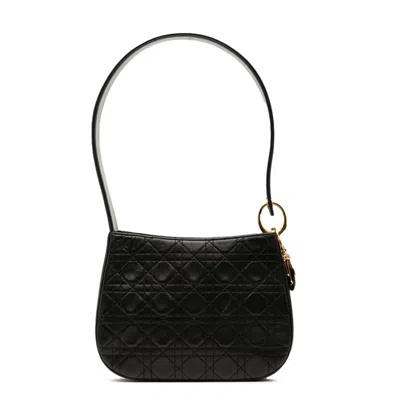 Pre-owned Dior Christian  Black Leather Shoulder Bag ()