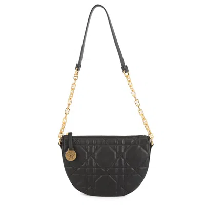 Pre-owned Dior Christian  Black Leather Shoulder Bag ()