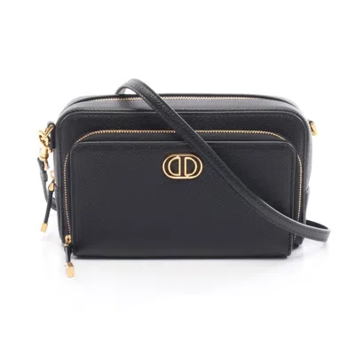 Pre-owned Dior Christian  Black Leather Shoulder Bag ()