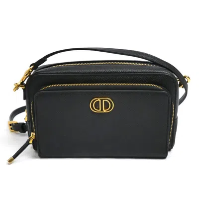 Pre-owned Dior Christian  Black Leather Shoulder Bag ()