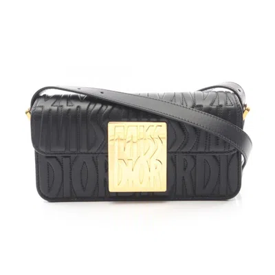 Pre-owned Dior Christian  Black Leather Shoulder Bag ()