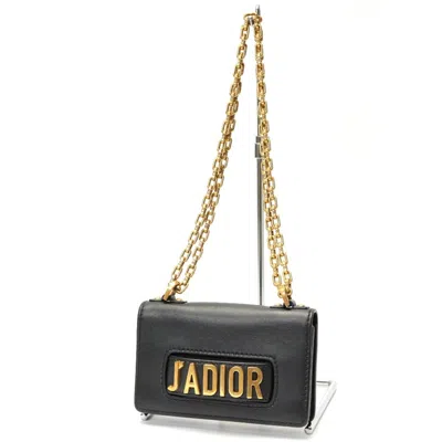 Pre-owned Dior Christian  Black Leather Shoulder Bag ()