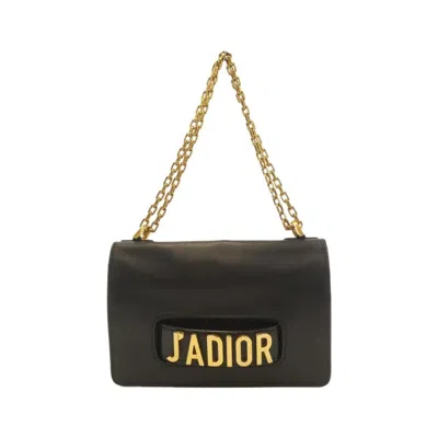 Pre-owned Dior Christian  Black Leather Shoulder Bag ()