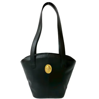 Pre-owned Dior Christian  Black Leather Shoulder Bag Tote Bag ()
