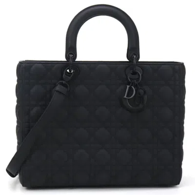 Pre-owned Dior Christian  Black Leather Tote Bag ()