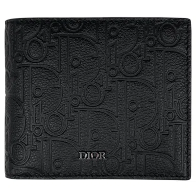 Pre-owned Dior Christian  Black Leather Wallet (bi-fold) ()