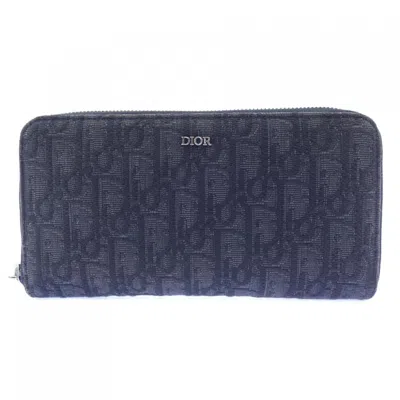 Pre-owned Dior Christian  Black Long Wallet (bi-fold) ()
