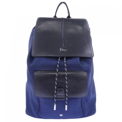 Pre-owned Dior Christian  Black Navy Backpack () In Black, Navy