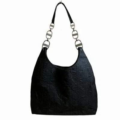 Pre-owned Dior Christian  Black Nylon Handbag Shoulder Bag ()