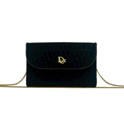 Pre-owned Dior Christian  Black Nylon Pochette Shoulder Bag ()