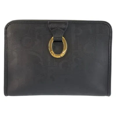 Pre-owned Dior Christian  Black Pvc Clutch Bag ()