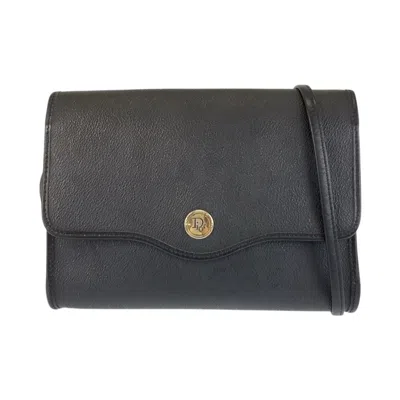 Pre-owned Dior Christian  Black Pvc Leather Shoulder Bag ()