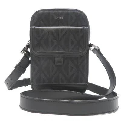 Pre-owned Dior Christian  Black Pvc Leather Shoulder Bag ()